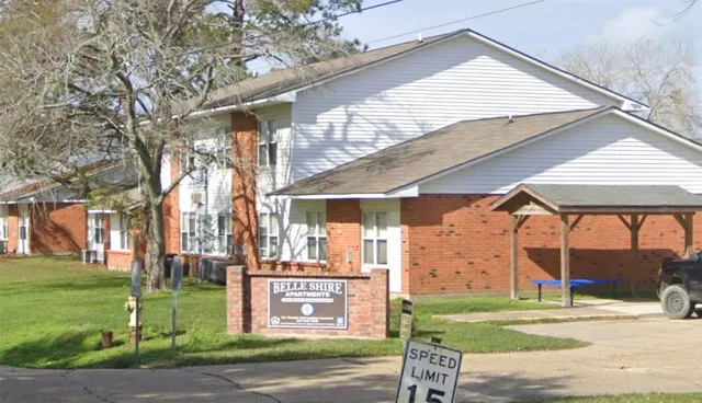 a view of a volley ball court