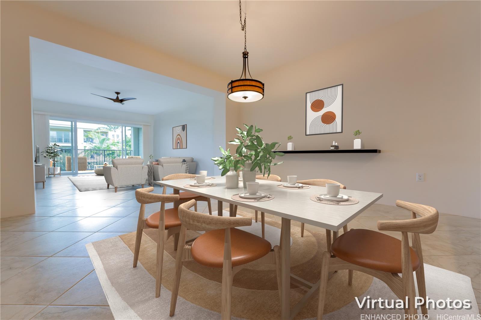 Virtually Enhanced Dining Room