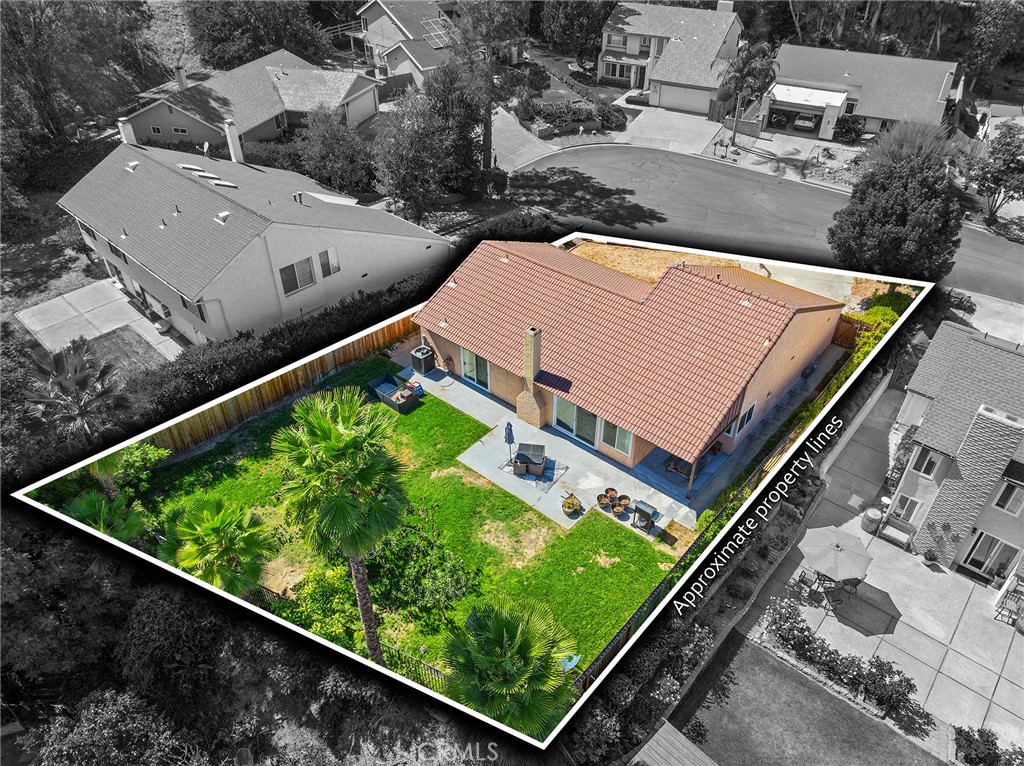 29951 Cactus Place Temecula, CA 92592 - Photo 39 of 46 an aerial view of a backyard