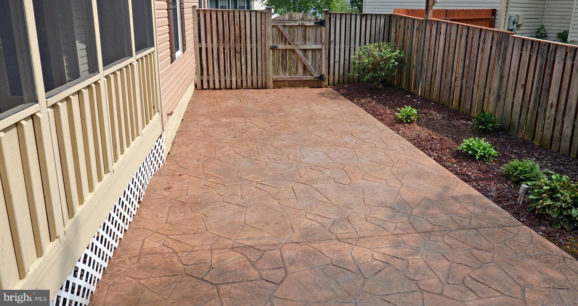 5819 Stone Ridge Drive Centreville, VA 20120 - Photo 13 of 72 Second, stamped concrete patio