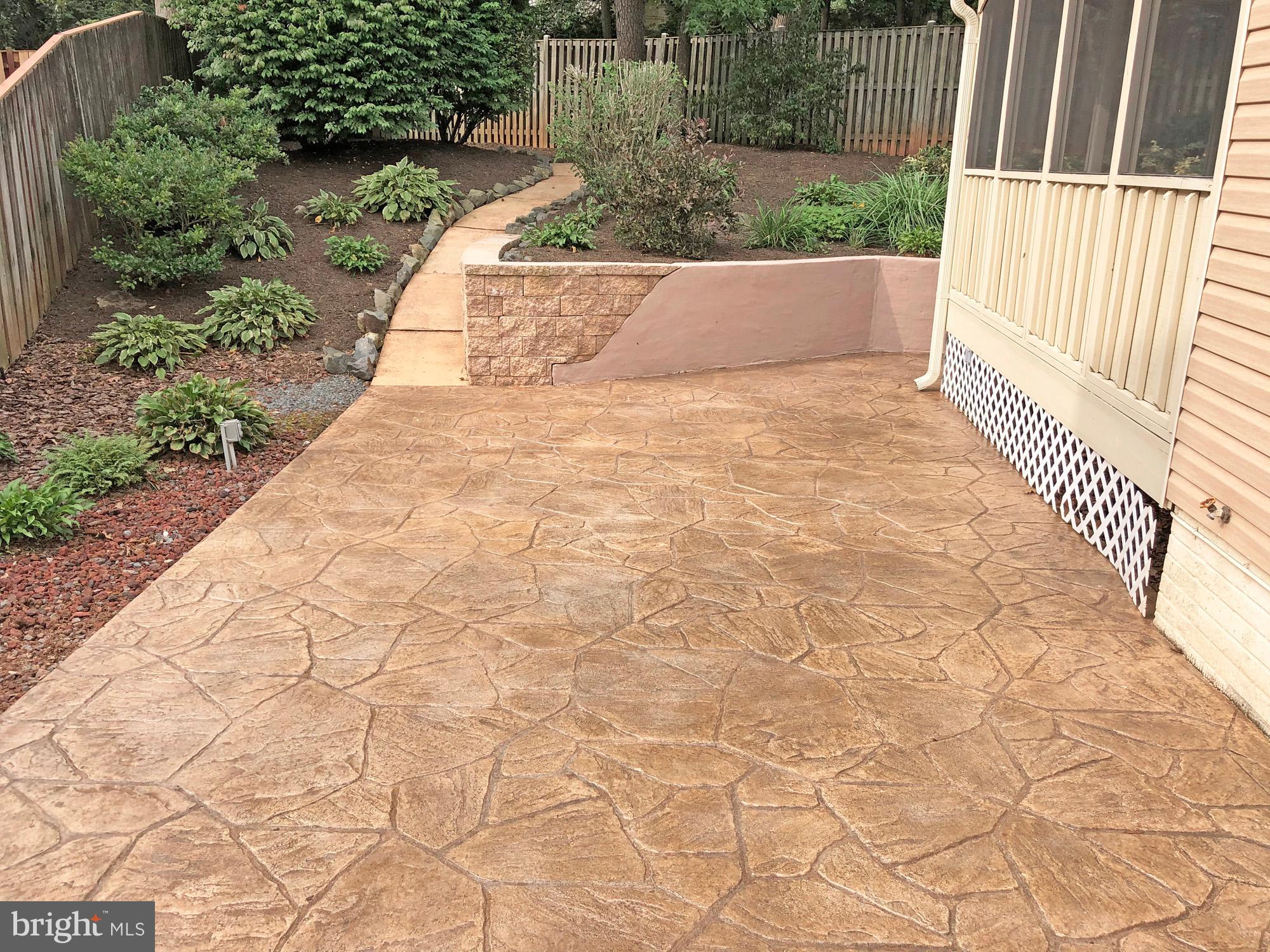 5819 Stone Ridge Drive Centreville, VA 20120 - Photo 14 of 72 Second, stamped concrete patio