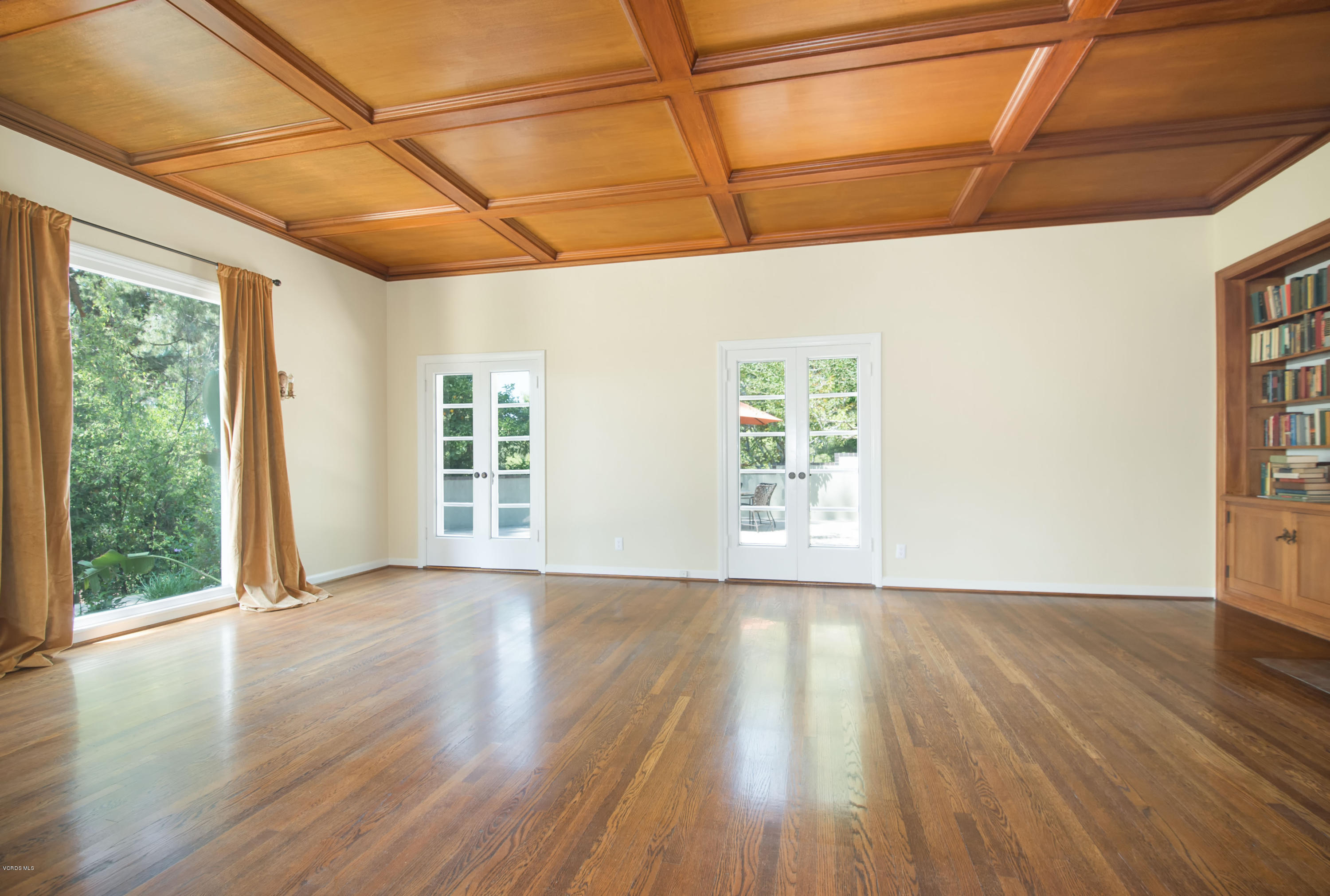 1447 Edgecliff Lane Pasadena, CA 91107 - Photo 11 of 33 a view of a room with wooden floors and outer view