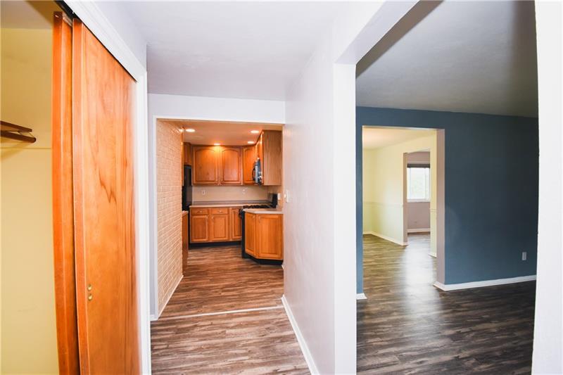 670 Lindsay Road Carnegie, PA 15106 - Photo 5 of 25 Entrance Looking into Kitchen with Living Room on Right