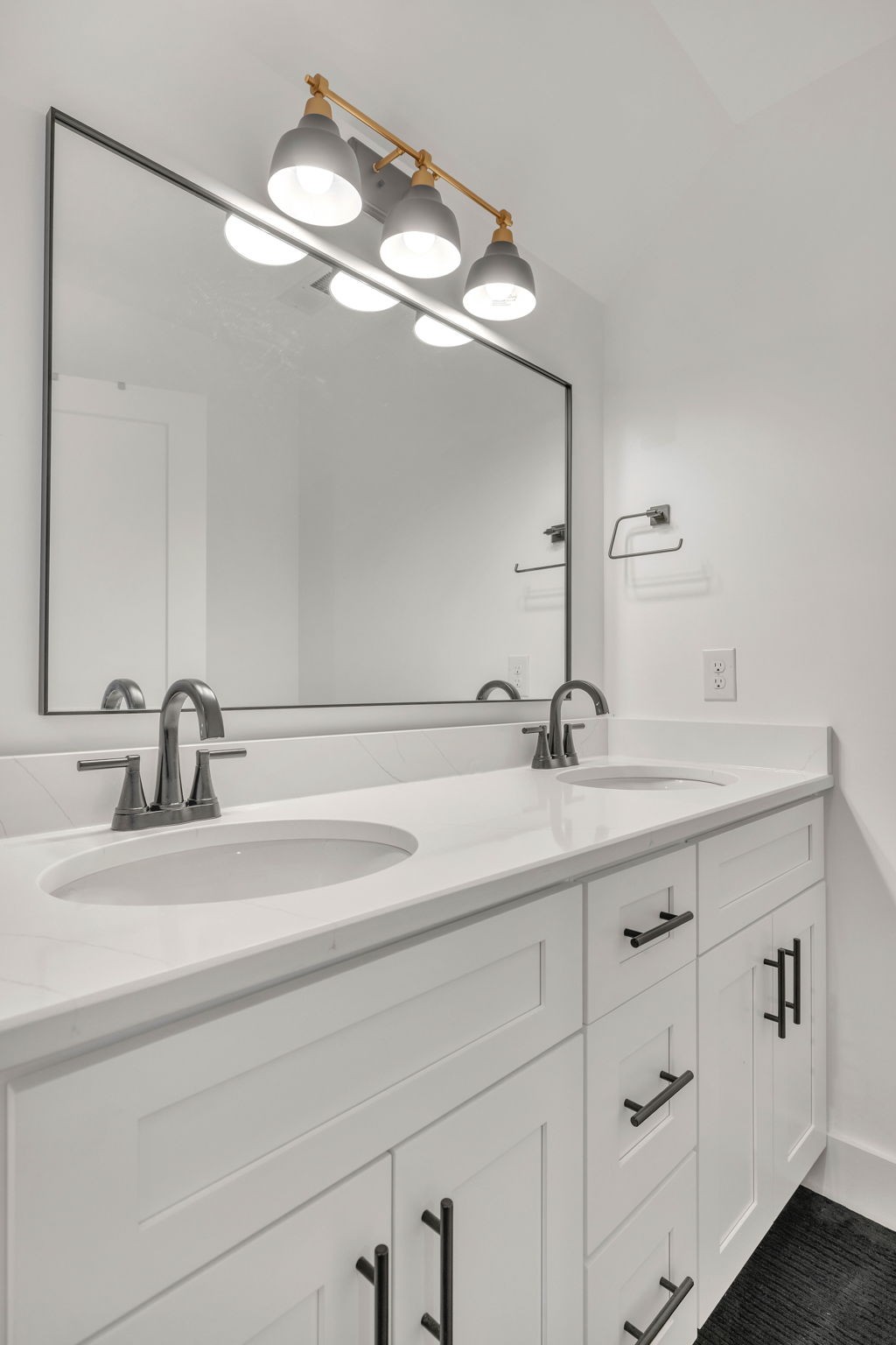 1205 Cliff Amos Road Spring Hill, TN 37174 - Photo 54 of 69 a bathroom with a sink and a mirror