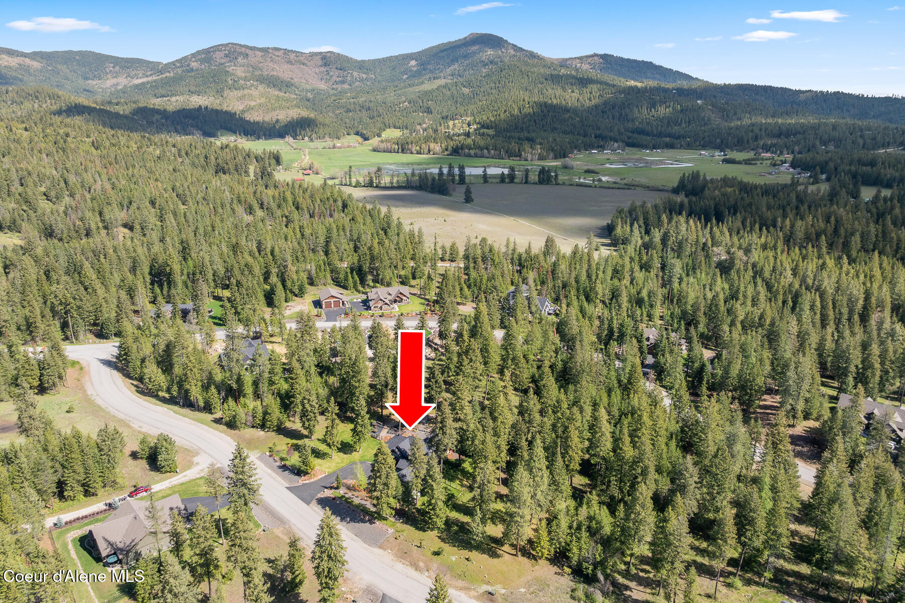 12495 North Walden Loop Rathdrum, ID 83858 - Photo 57 of 59 Aerial_12495NWaldenLoop-8_Arrow