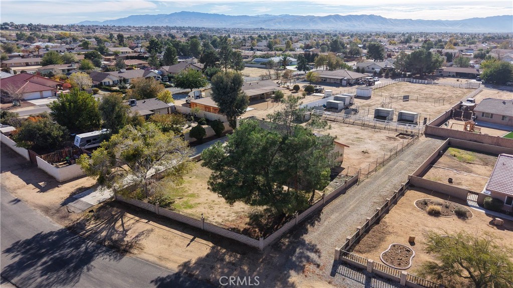 18891 Shoshonee Road Apple Valley, CA 92307 - Photo 33 of 33 an aerial view of a residential houses and city street