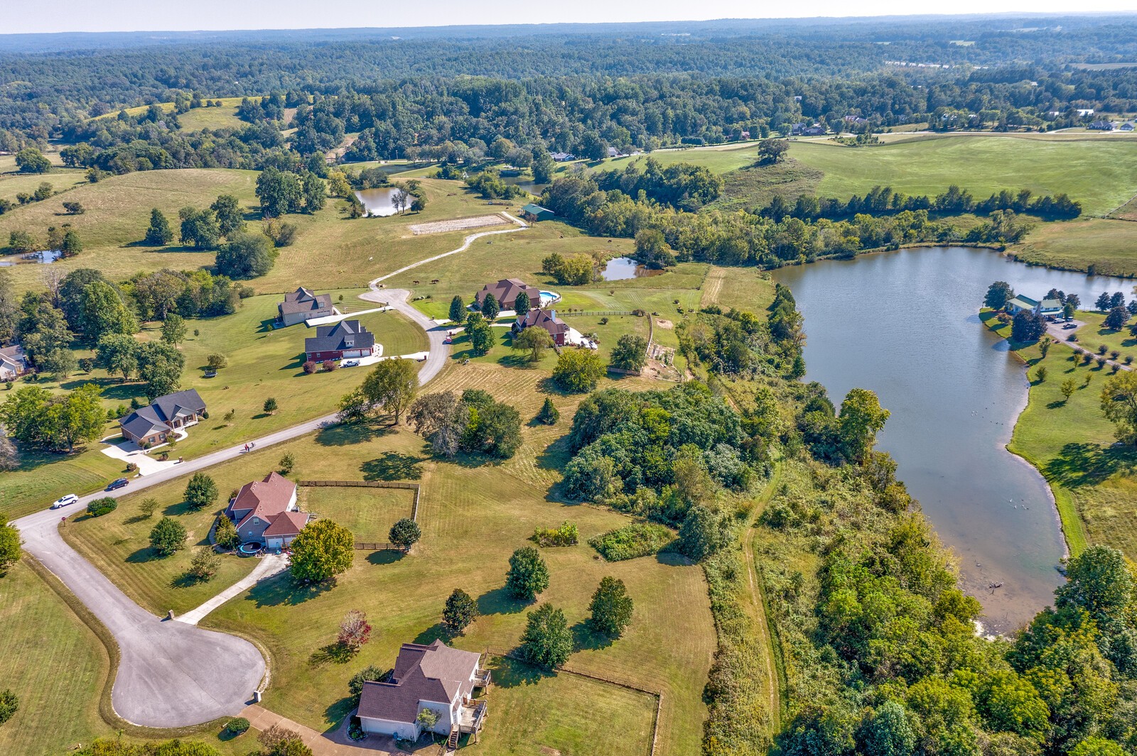 0 Trinity Burns, TN 37029 - Photo 15 of 18 an aerial view of lake and residential houses with outdoor space