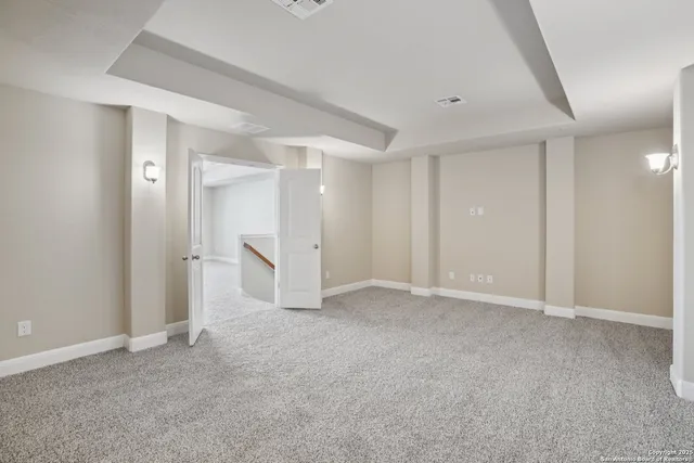 a view of an empty room