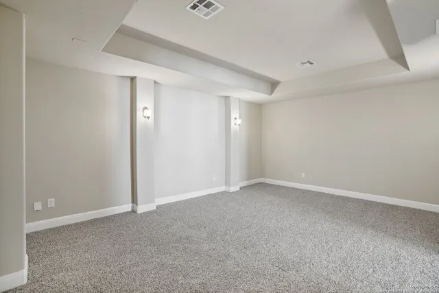 a view of an empty room