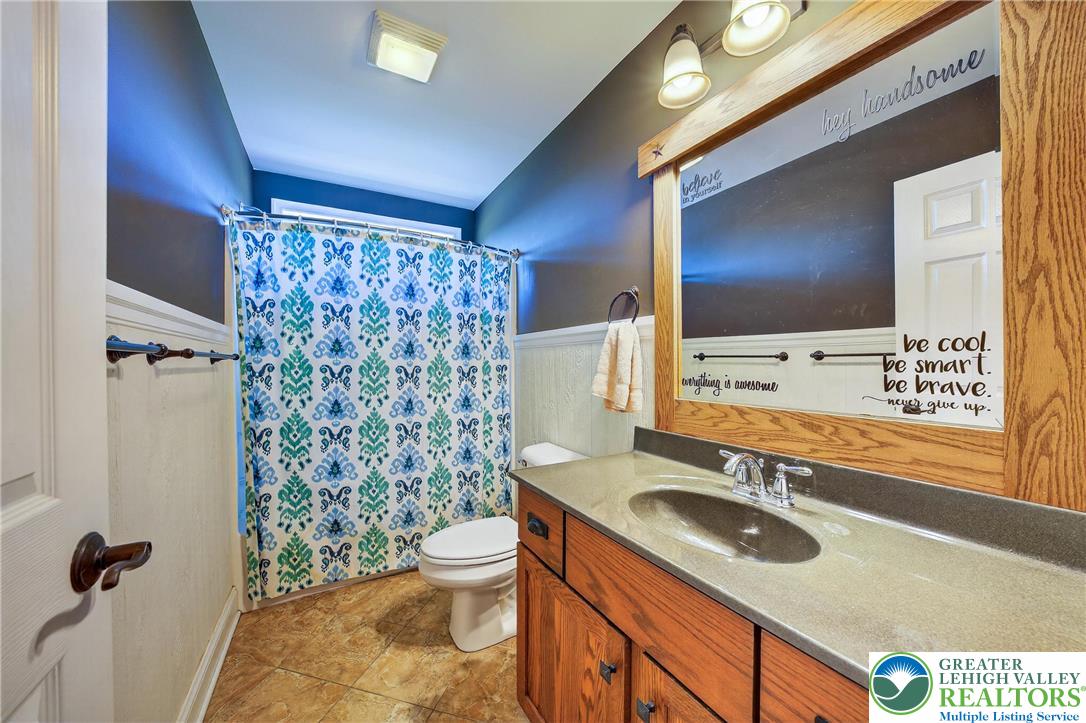202 Cherry Court Nazareth, PA 18064 - Photo 27 of 43 a bathroom with a sink a toilet and shower