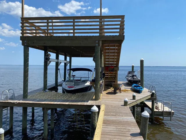 a view of balcony and deck