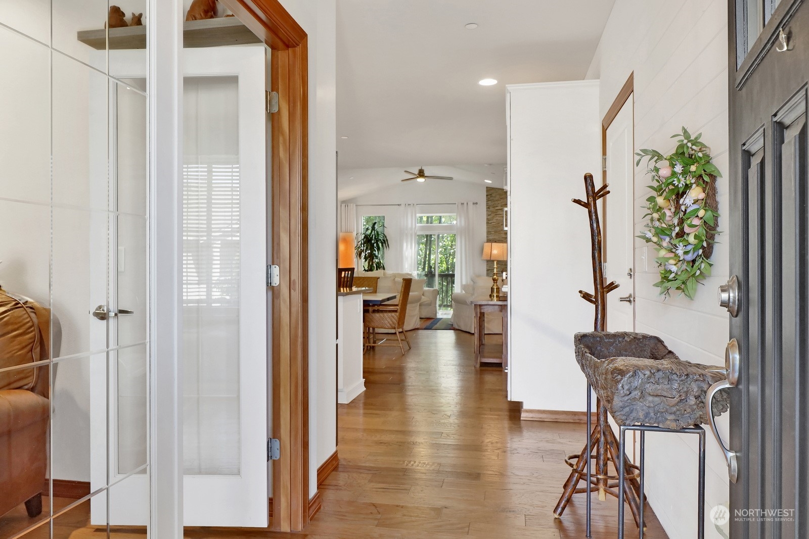 734 Fuchsia Loop Bellingham, WA 98226 - Photo 3 of 27 a view of hallway with furniture and a livingroom