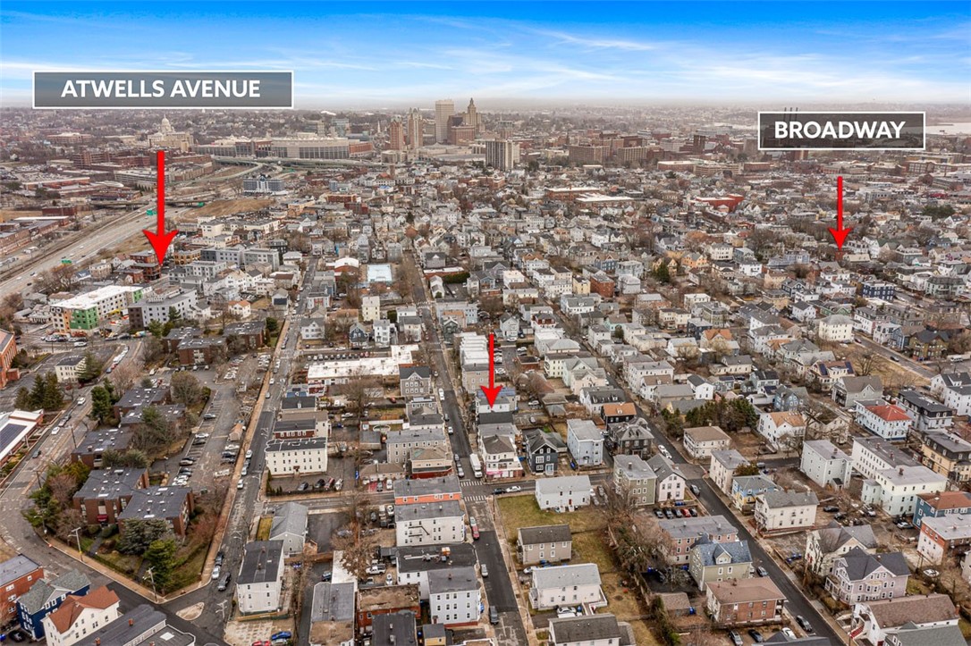 104 Tell Street Providence, RI 02909 - Photo 2 of 47 Aerial Proximity to Broadway & Atwells