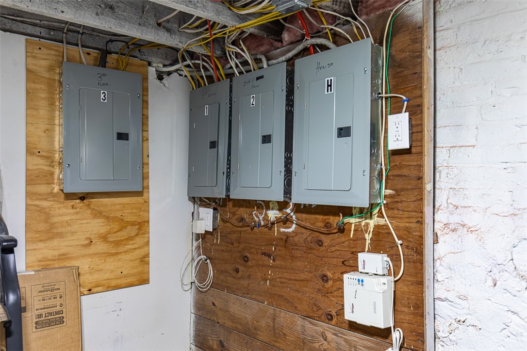 104 Tell Street Providence, RI 02909 - Photo 39 of 47 Separated and updated Electrical in Basement