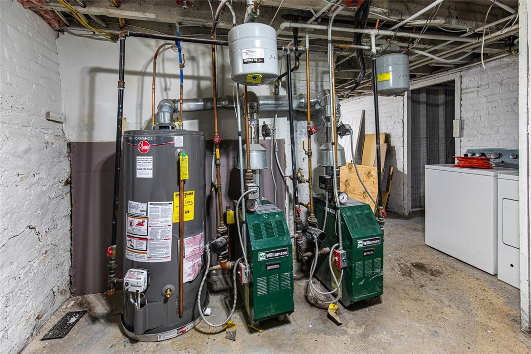 104 Tell Street Providence, RI 02909 - Photo 41 of 47 Unit 3 Hot Water Tank, Units 2&3 Heating Systems