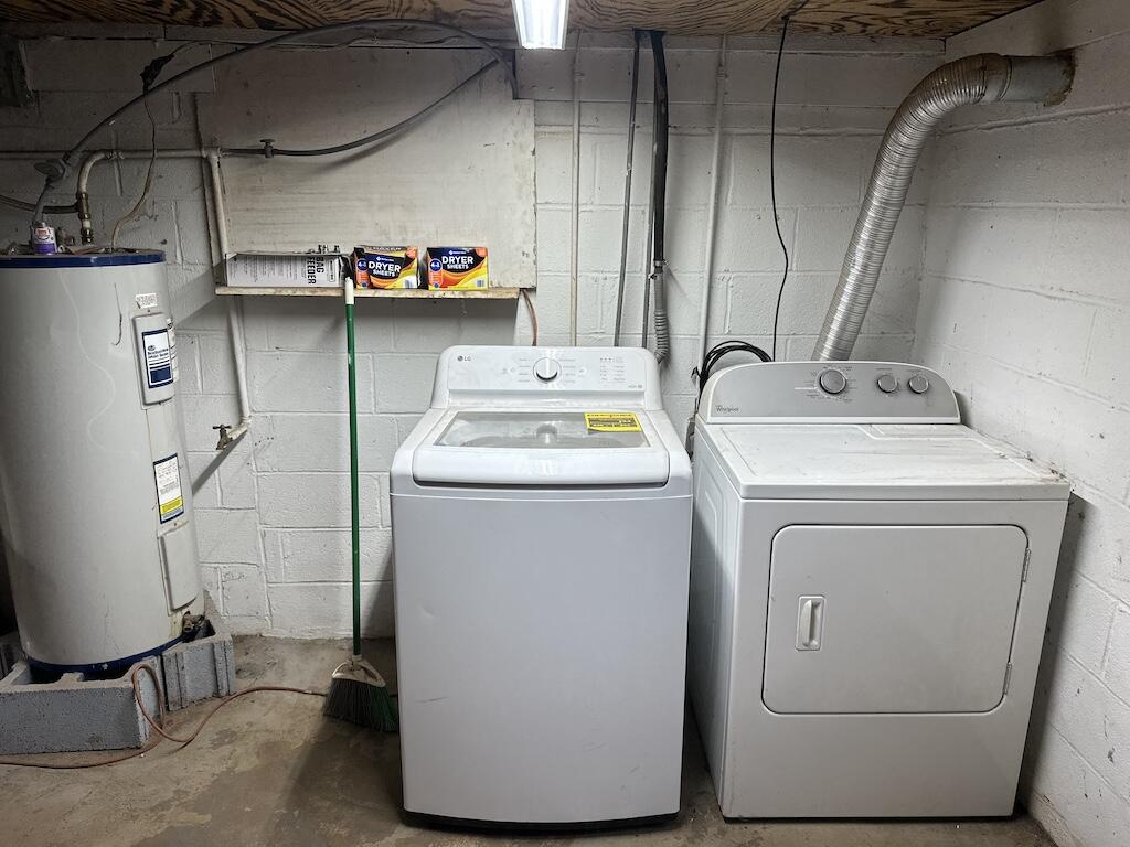 2638 Castleton Road Max Meadows, VA 24360 - Photo 27 of 46 a utility room with dryer and washer