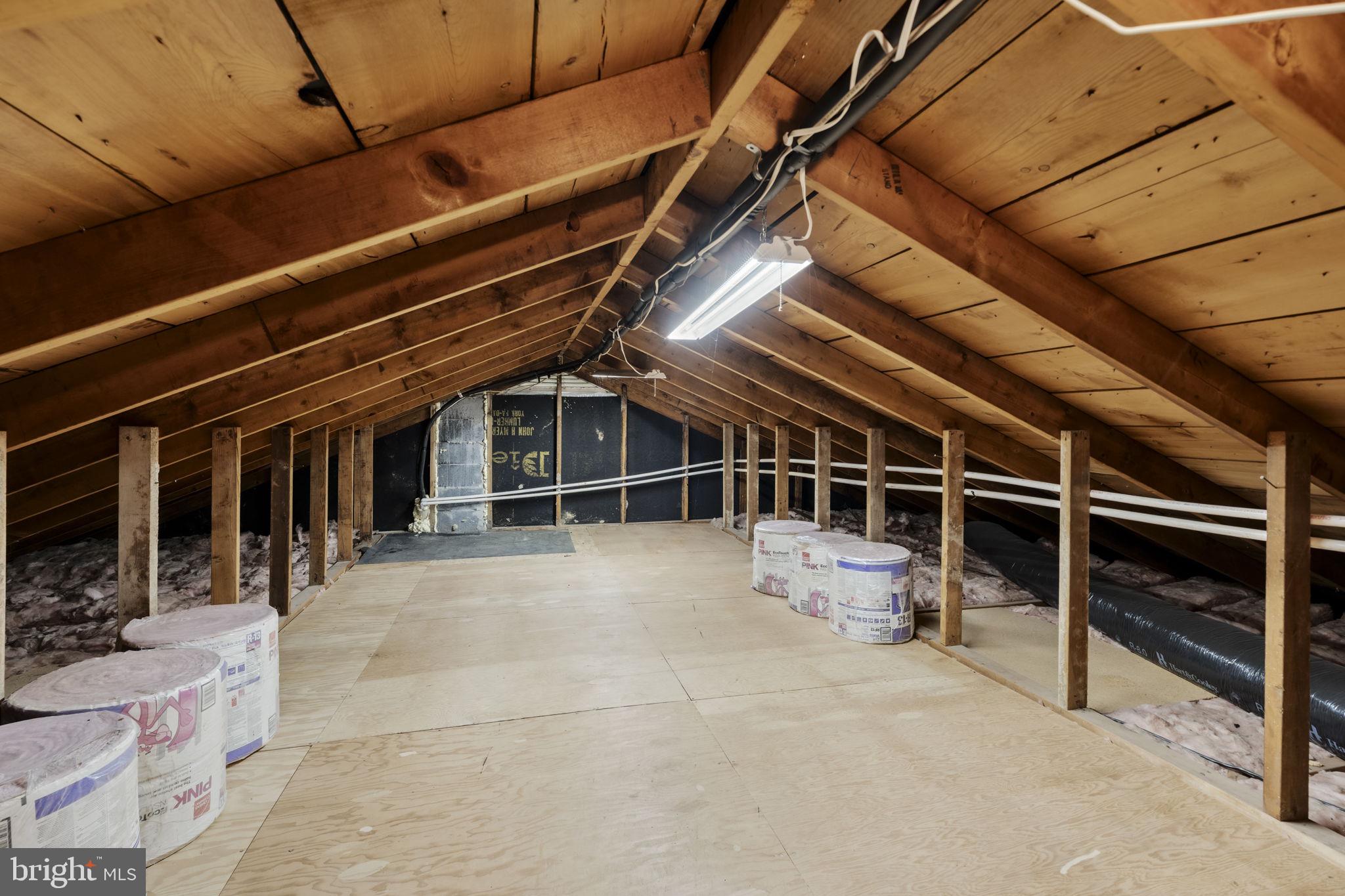 4107 Trowbridge Road York, PA 17402 - Photo 20 of 50 Spacious attic with wooden beams.