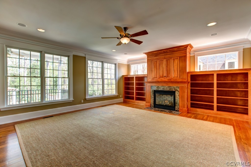 422 Wellfield Road Manakin-Sabot, VA 23103 - Photo 8 of 31 Family room with custom media cabinet and custom r