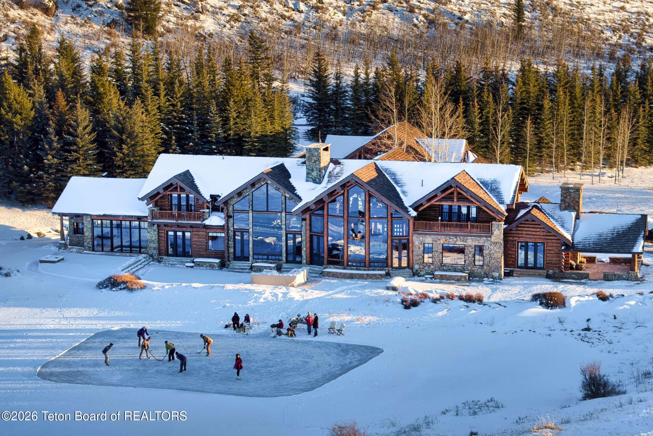 3000 Riva Ridge Road Jackson, WY 83001 - Photo 85 of 86 Ice Skating on the Pond