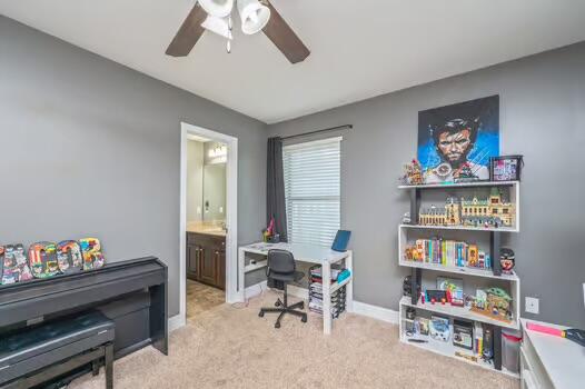 5930 Wind Trace Road Crestview, FL 32536 - Photo 45 of 68 a workspace with furniture and a book shelf