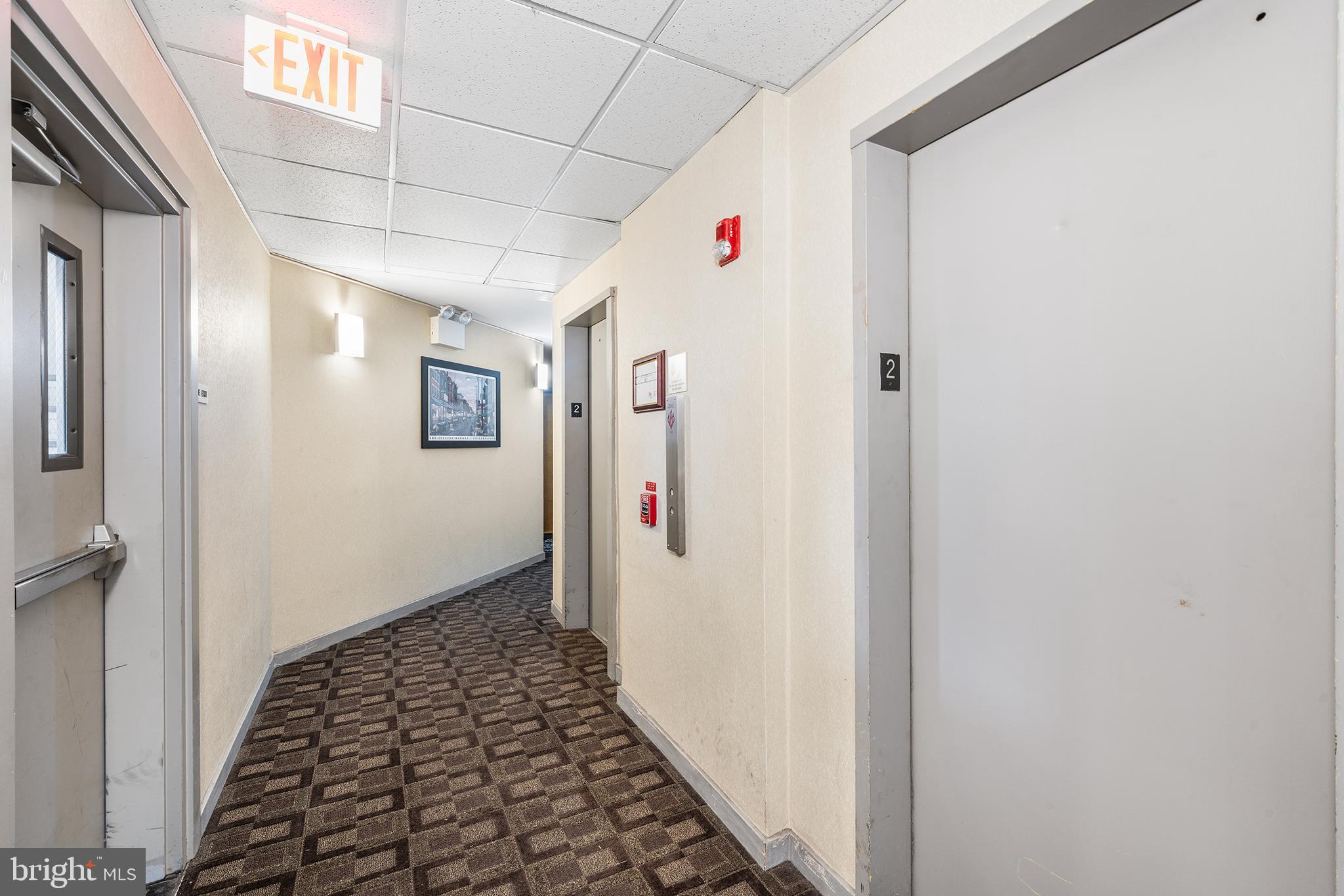 1939 Chestnut Street, Unit 2D Philadelphia, PA 19103 - Photo 25 of 32 2nd Floor Hallway