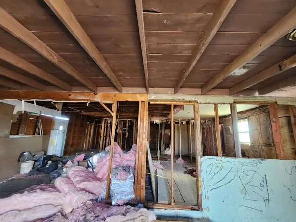 a view of a walk in closet