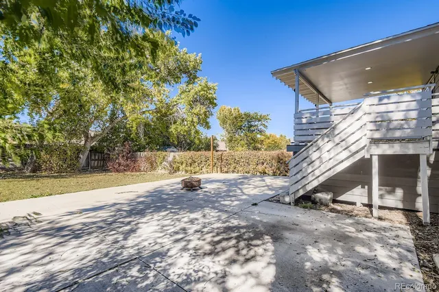 a view of outdoor space with trees