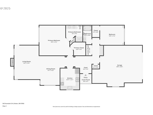 $474,900 | 542 Fountain Court North, Keizer, OR 97303