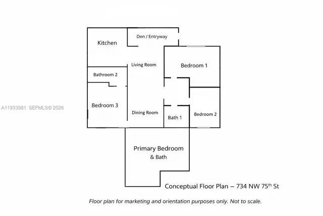 $613,000 | 734 Northwest 75th Street, Miami, FL 33150