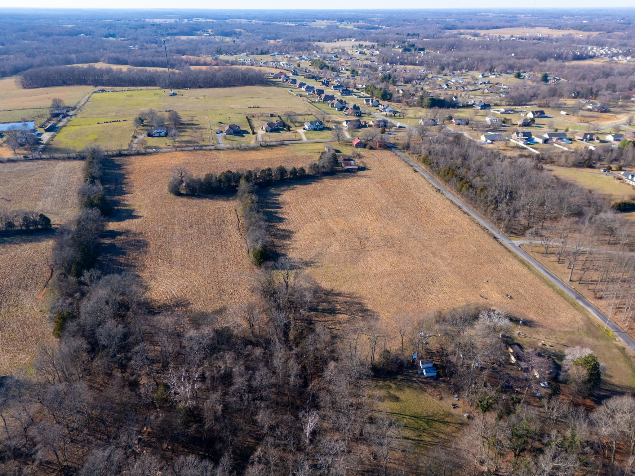 8203 Horseshoe Road White House, TN 37188 - Photo 13 of 28 an aerial view of residential houses with outdoor space