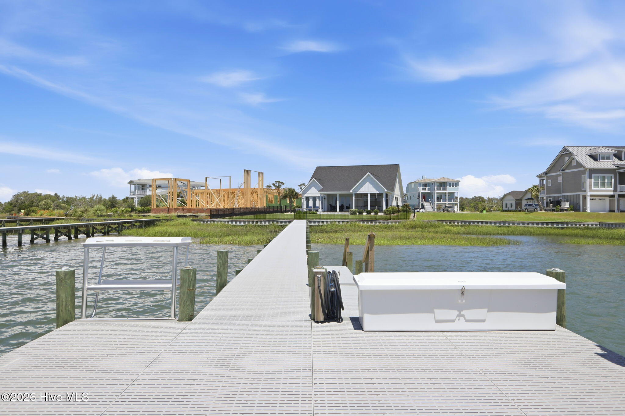 135 Gallants Point Road Beaufort, NC 28516 - Photo 7 of 68 Dock to backyard