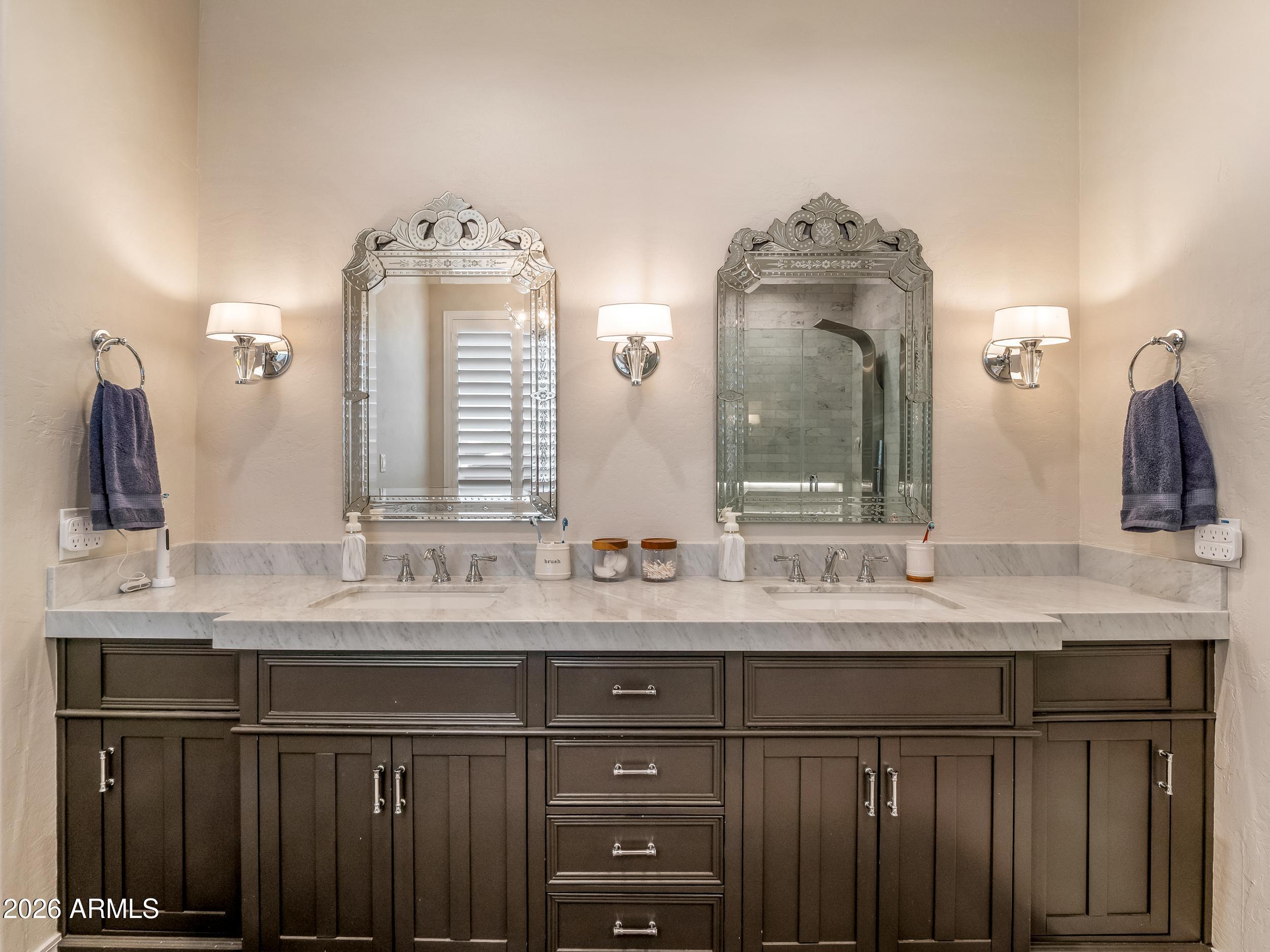3416 West Montello Road Phoenix, AZ 85086 - Photo 33 of 68 Primary bathroom double vanity