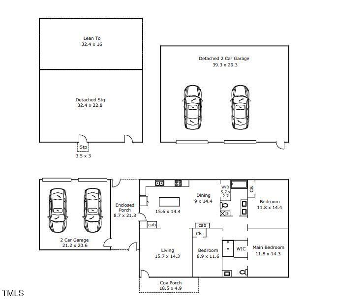 128 Barclay Road Durham, NC 27712 - Photo 23 of 23 Floor plan