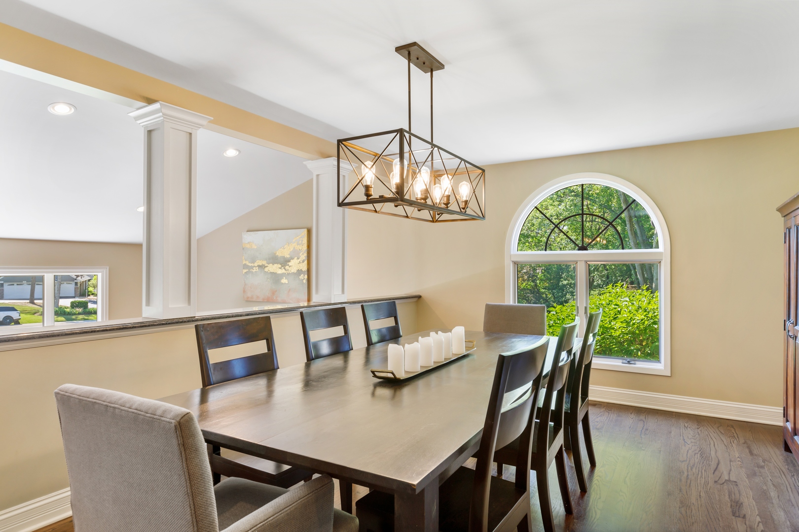 800 Sterling Road Inverness, IL 60067 - Photo 14 of 43 a view of a dining room with furniture window and wooden floor