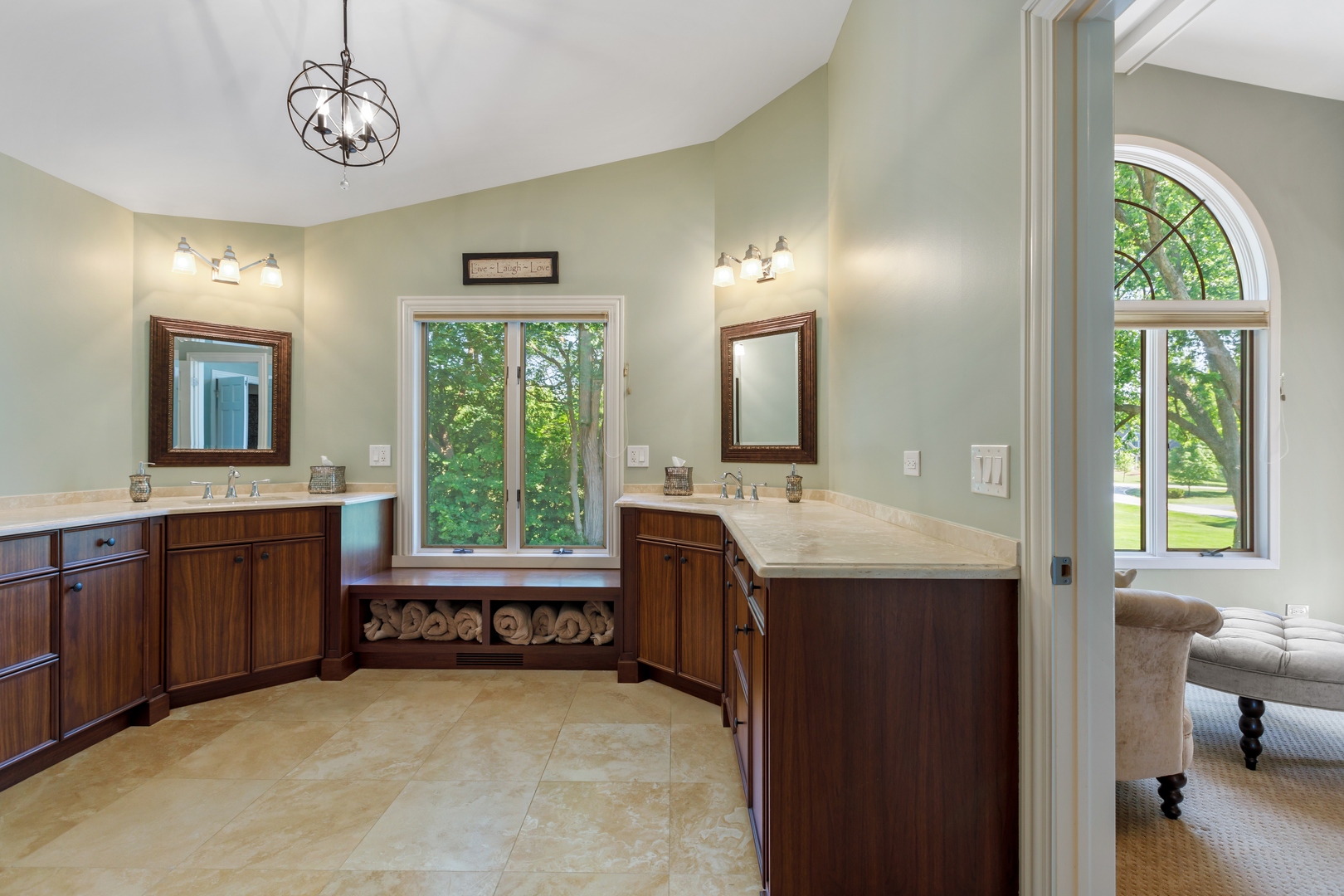 800 Sterling Road Inverness, IL 60067 - Photo 29 of 43 a view of hall way with furniture and window