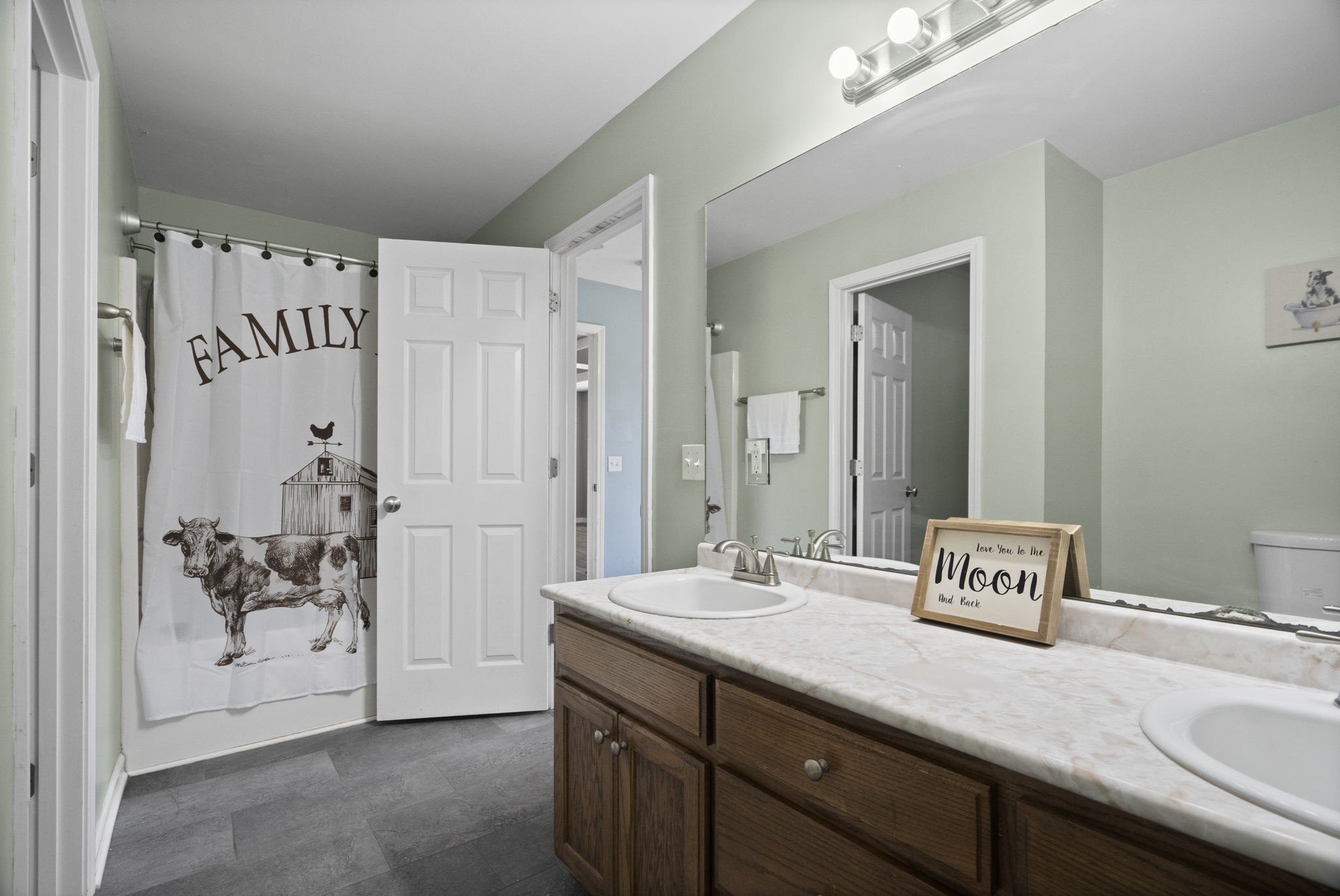 5958 Fred Perry Road Springfield, TN 37172 - Photo 12 of 32 a bathroom with a sink and a mirror