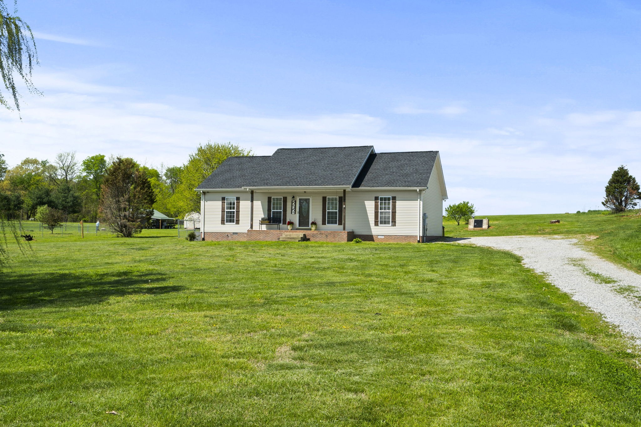 5958 Fred Perry Road Springfield, TN 37172 - Photo 3 of 32 a front view of a house with a yard