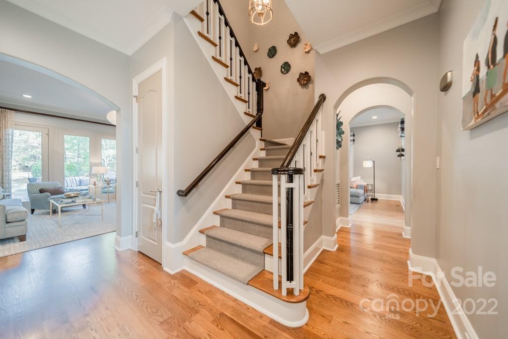 104 Maddaket Loop Mooresville, NC 28117 - Photo 22 of 45 a view of entryway and hall with wooden floor