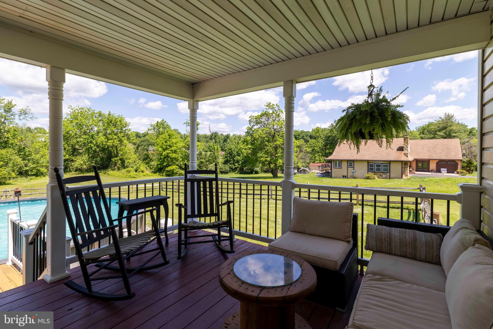 9 Middle Road Perkasie, PA 18944 - Photo 11 of 38 Rear, covered deck