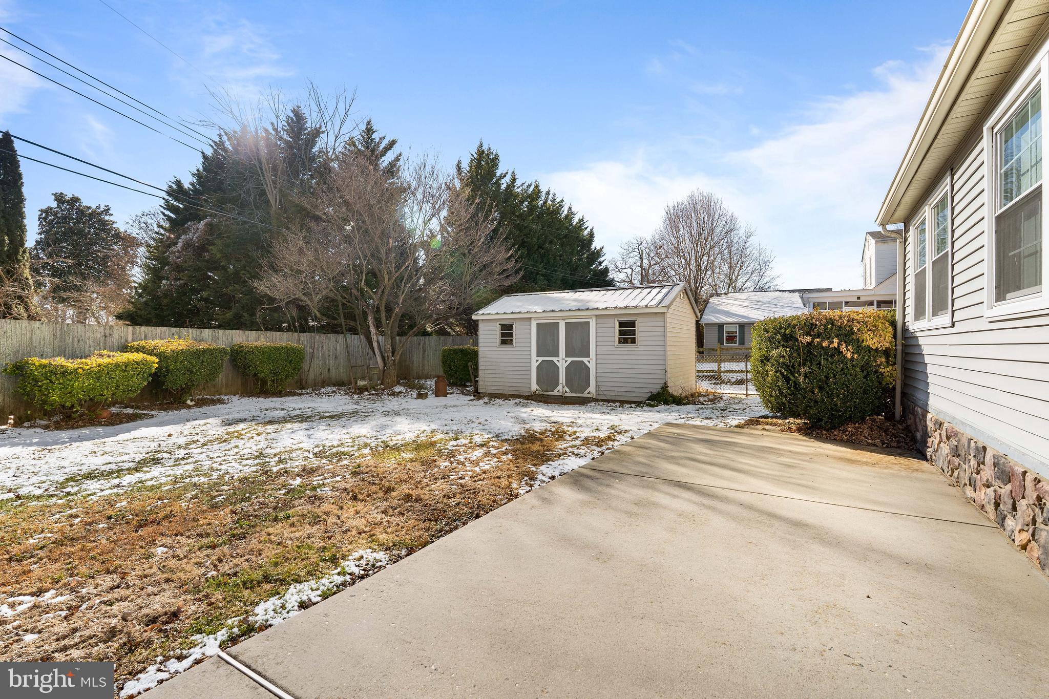 212 Friendship Road Elkton, MD 21921 - Photo 24 of 29 Fantastic fenced-in back yard with patio and shed.