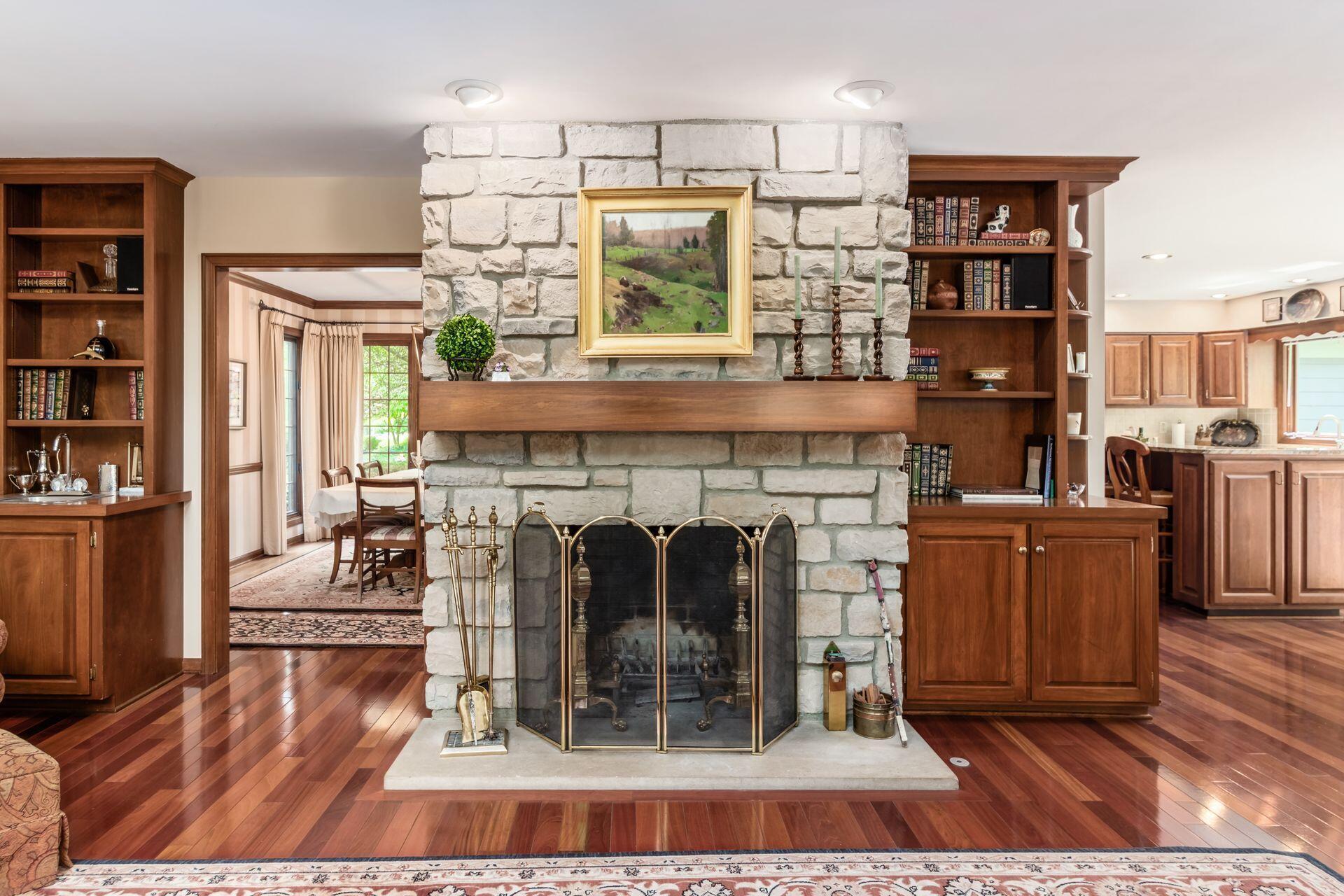 5617 Dublin Road Dublin, OH 43017 - Photo 13 of 40 Wood Burning Fireplace