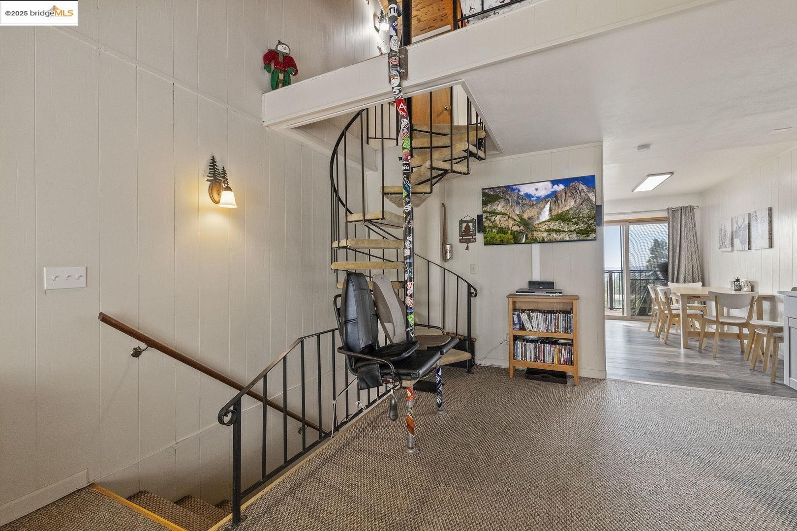 33781 Upper Leland Road, Unit A Pinecrest, CA 95364 - Photo 19 of 33 a view of a livingroom with furniture and a flat screen tv