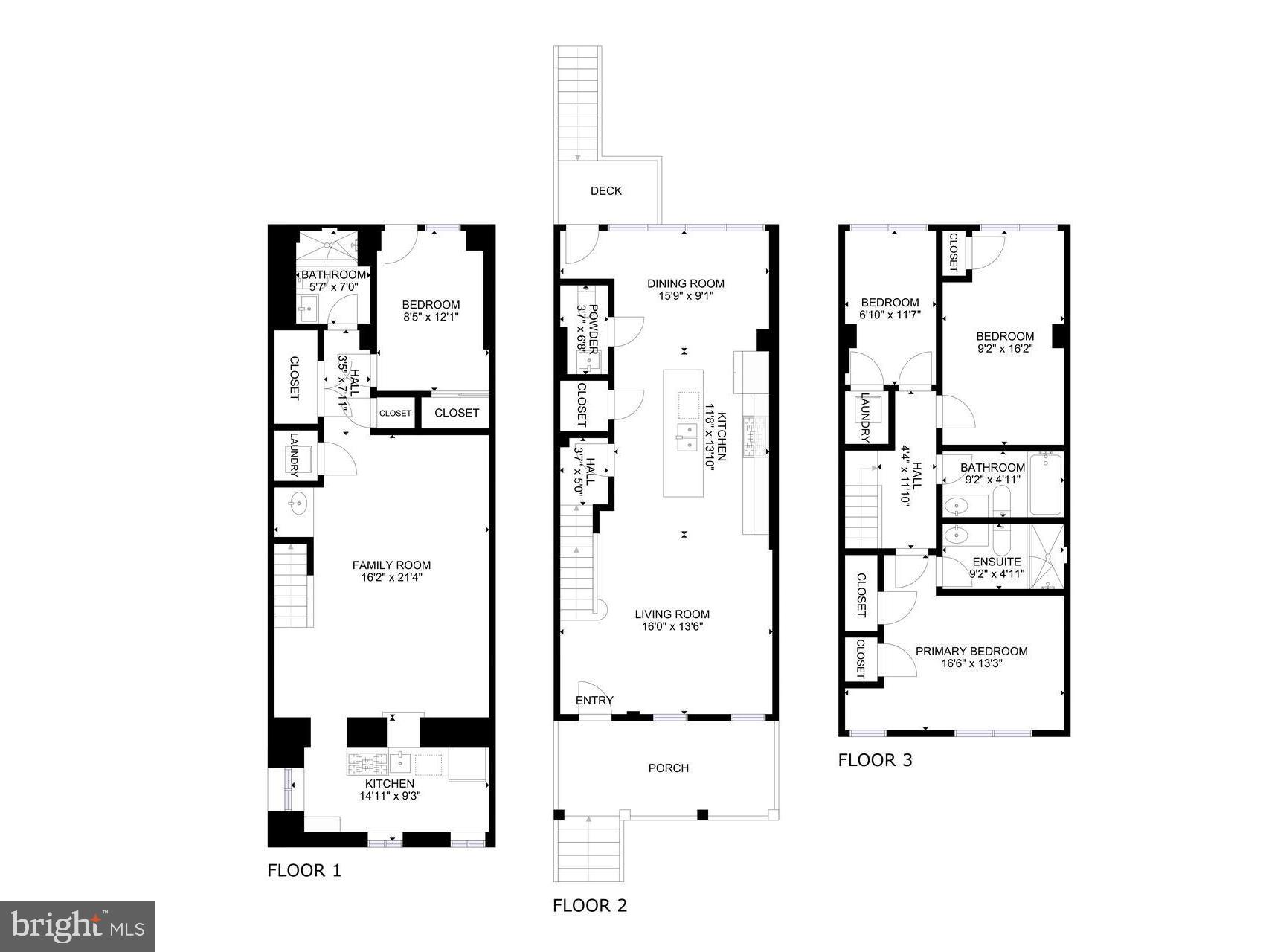 1227 Trinidad Avenue Northeast Washington, DC 20002 - Photo 37 of 37 Whole House Layout