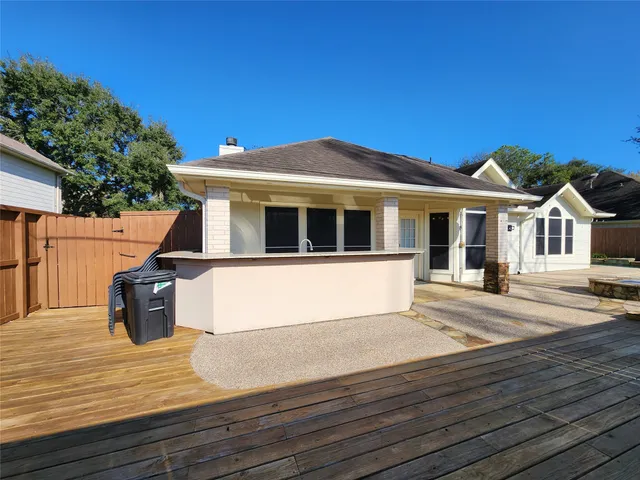 a view of a house with wooden floor