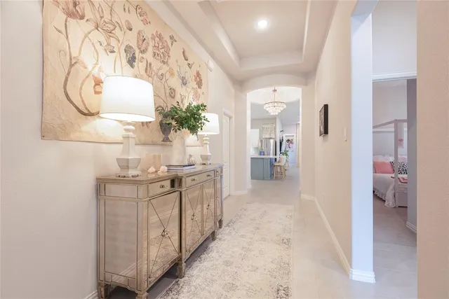 a view of a house with a swimming pool