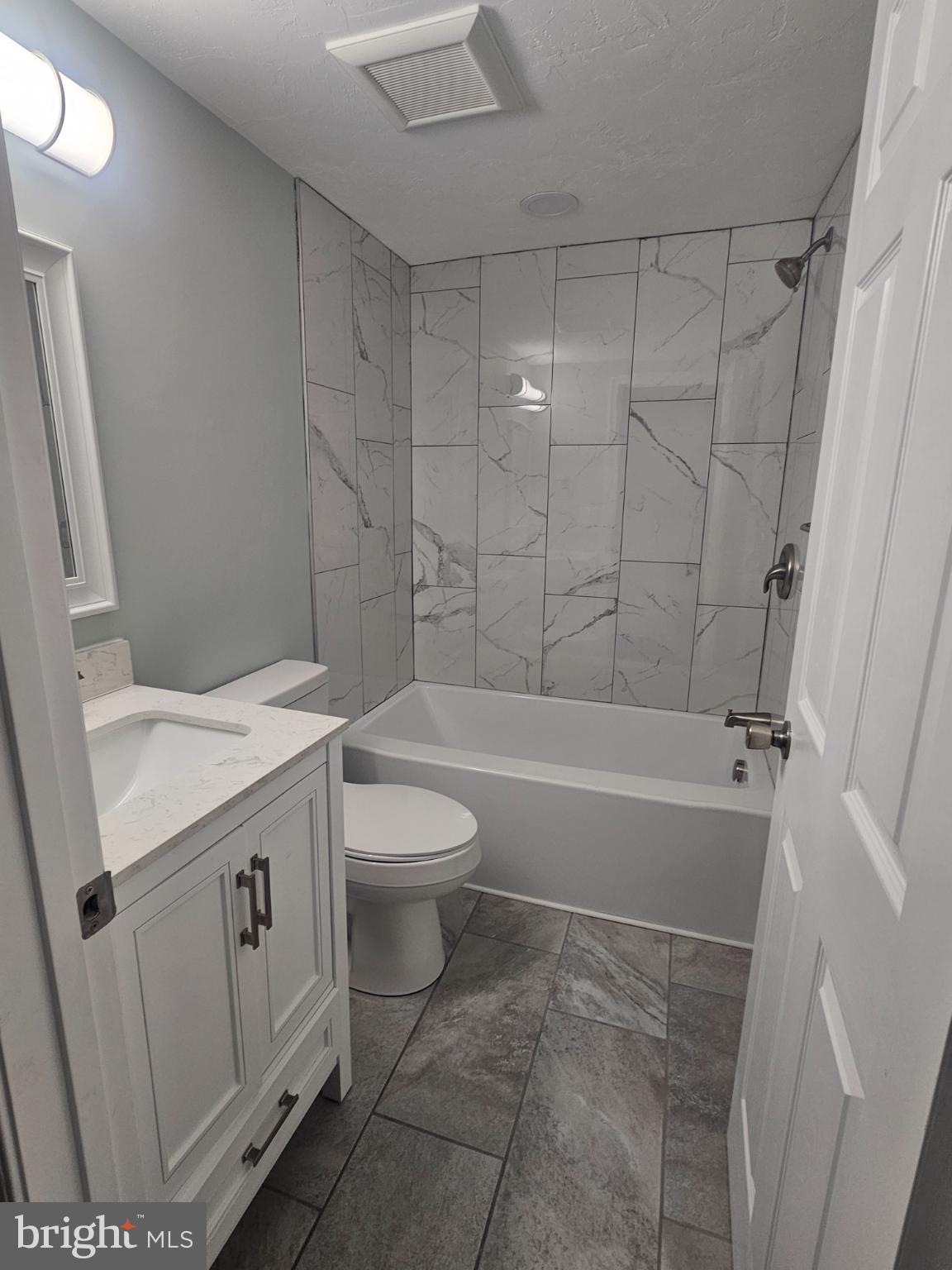 782-2 Baltimore Street Hanover, PA 17331 - Photo 9 of 12 Modern bathroom with elegant marble tiles.