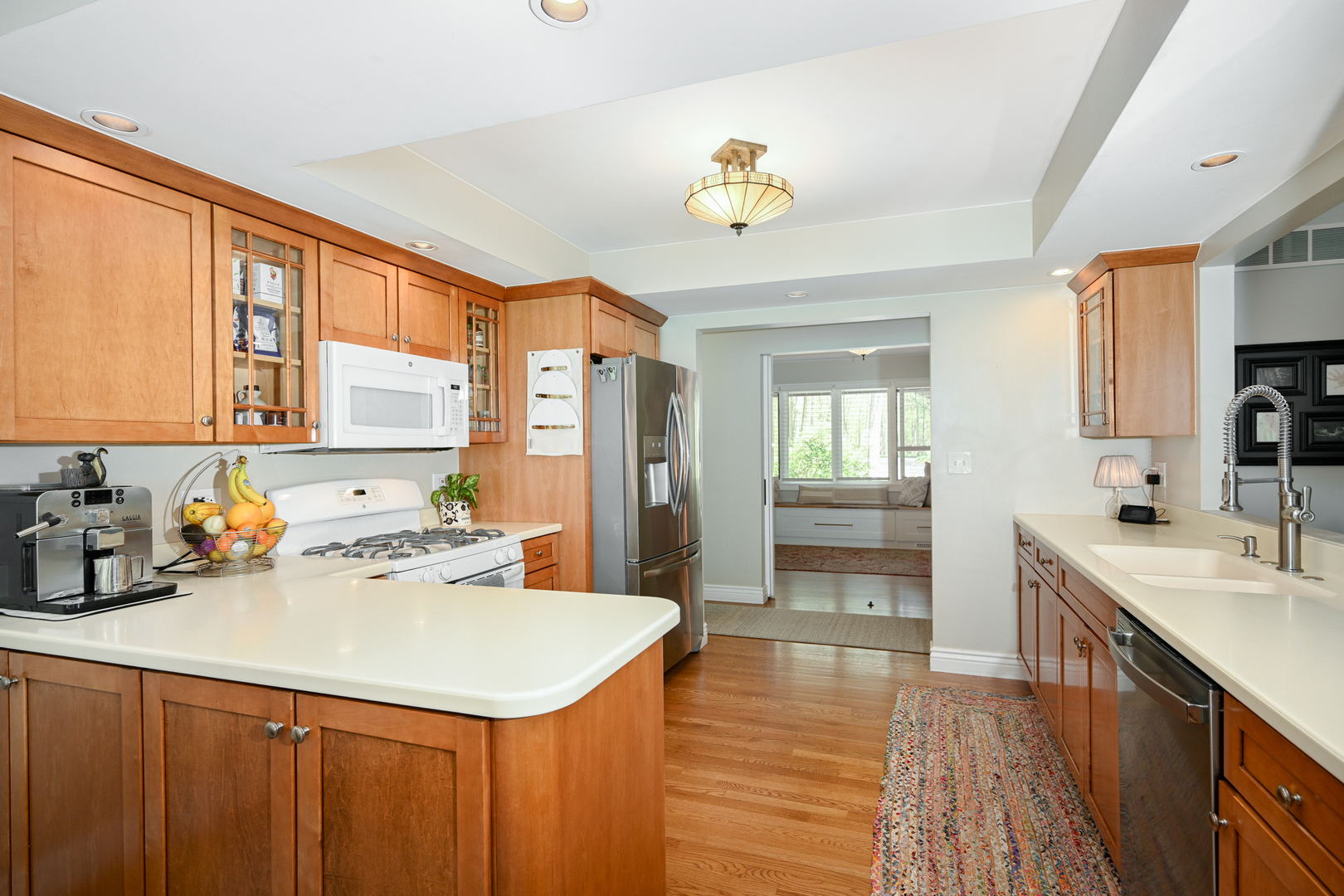 2588 # J Rock Creek Road Plano, IL 60545 - Photo 15 of 39 a kitchen with a sink appliances and a window