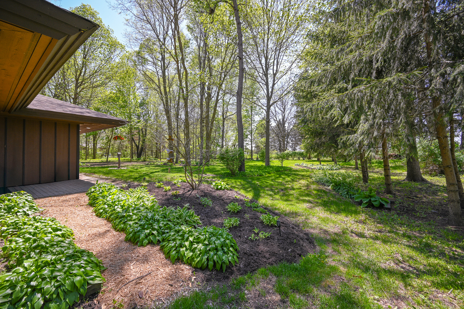 2588 # J Rock Creek Road Plano, IL 60545 - Photo 35 of 39 a view of backyard with green space