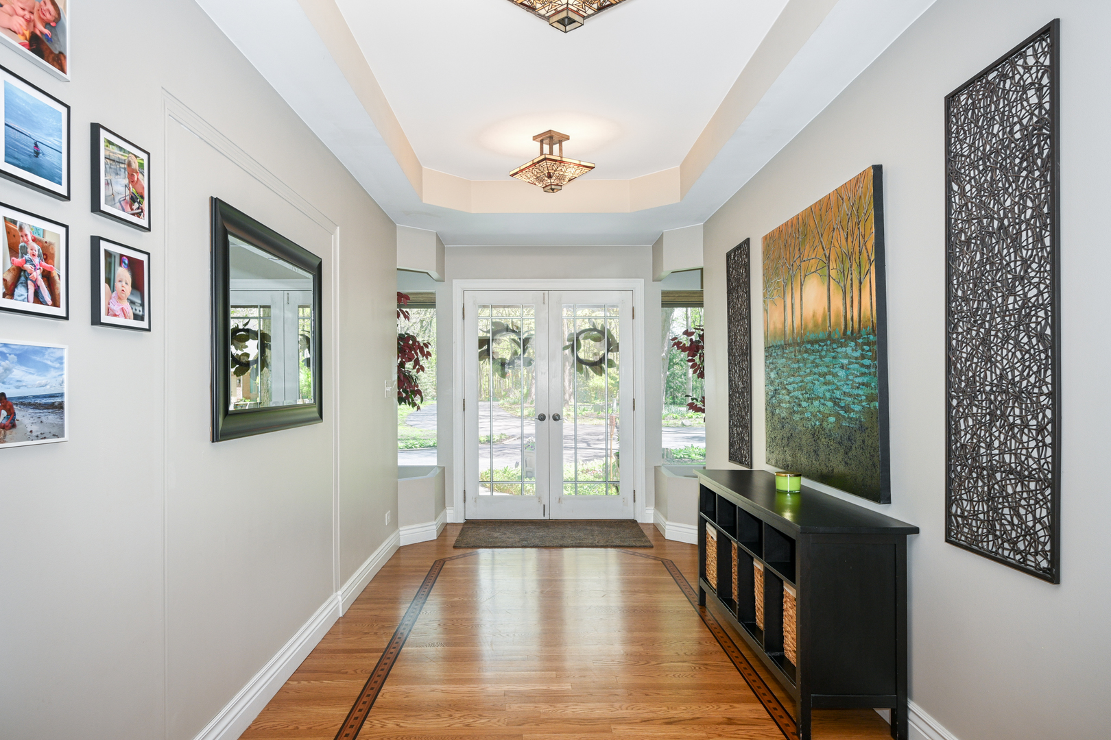 2588 # J Rock Creek Road Plano, IL 60545 - Photo 7 of 39 a view of a hallway with windows