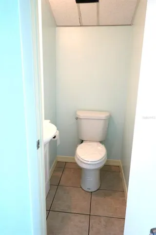 a bathroom with a toilet